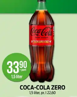 Kiwi COCA-COLA Zero tilbud
