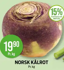 Kiwi Norsk kålrot tilbud