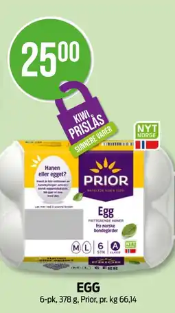 Kiwi PRIOR Egg tilbud