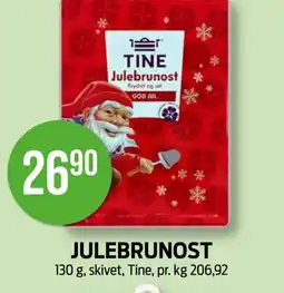 Kiwi TINE Julebrunost tilbud