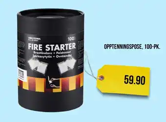 Biltema Opptenningspose, 100-pk. tilbud