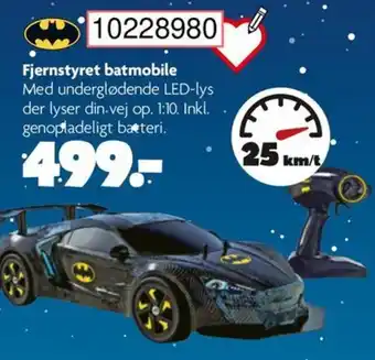 BR Leker Fjernstyret batmobile tilbud