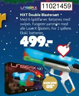 BR Leker Nxt double blastersæt tilbud