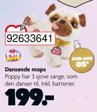 BR Leker Dansende mops tilbud