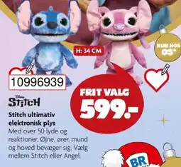BR Leker STITCH Ultimativ elektronisk plys tilbud