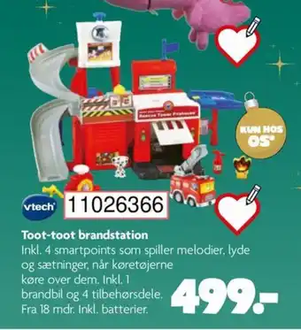 BR Leker Toot-toot brandstation tilbud