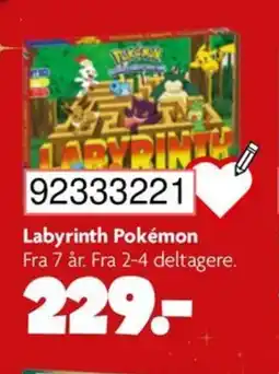 BR Leker Labyrinth pokémon tilbud