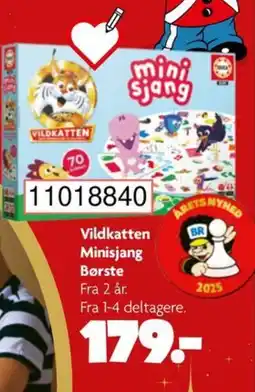 BR Leker Vildkatten minisjang børste tilbud