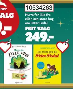 BR Leker Hurra for lille frø eller den store bog om peter pedal tilbud