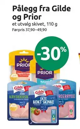 Joker Pålegg fra Gilde og Prior tilbud