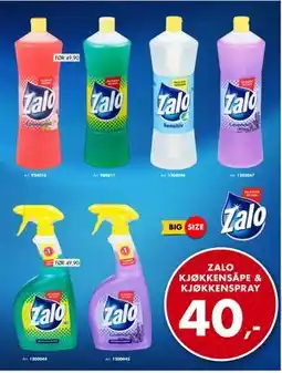 Sparkjøp ZALO KJØKKENSÅPE & KJØKKENSPRAY, NOK 40 tilbud