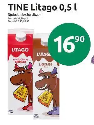 Joker TINE Litago 0,5 l, NOK 16.9 tilbud