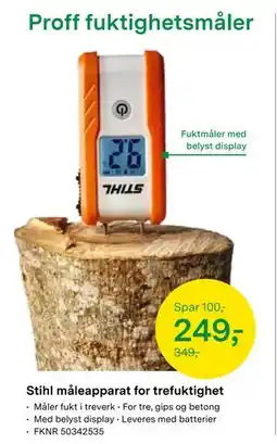 Felleskjøpet Stihl måleapparat for trefuktighet, NOK 249 tilbud