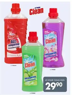 Sparkjøp AT HOME CLEAN KUN, NOK 29.9 tilbud