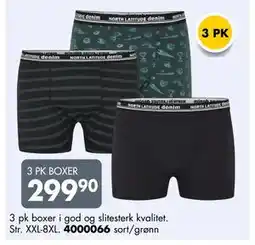 Sparkjøp 3 PK BOXER, NOK 299.9 tilbud