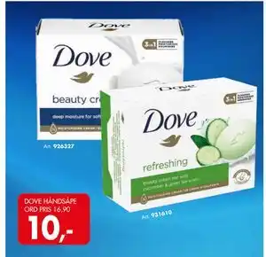 Sparkjøp DOVE HÅNDSÅPE, NOK 10 tilbud