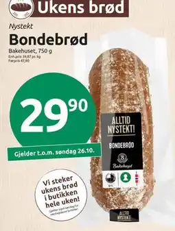 Joker Bondebrød, NOK 29.9 tilbud