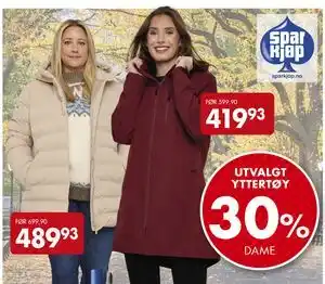 Sparkjøp UTVALGT YTTERTØY tilbud