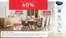 Skeidar STRESSLESS DINING tilbud