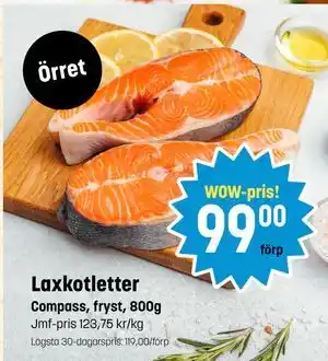 Eurocash Laxkotletter, SEK 99 tilbud