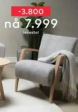 Skeidar Mobile hvilestol, NOK 7999 tilbud