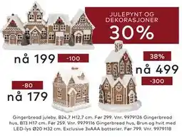 Skeidar JULEPYNT OG DEKORASJONER tilbud