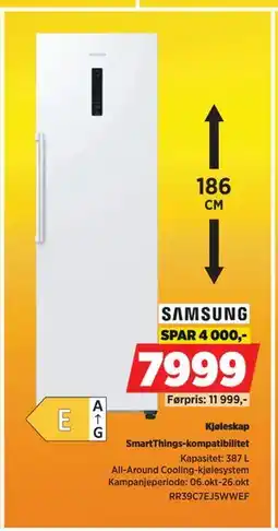 POWER Kjøleskap, NOK 7999 tilbud