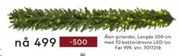 Skeidar Ålen girlander, NOK 499 tilbud