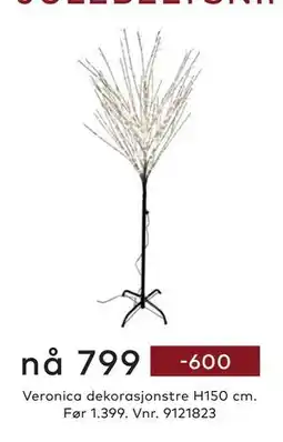 Skeidar Veronica dekorasjonstre, NOK 799 tilbud