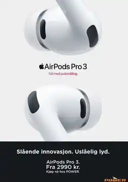 POWER AirPods Pro 3 tilbud