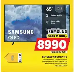 POWER 65 QLED 4K Smart-TV, NOK 8990 tilbud