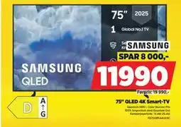 POWER 75 QLED 4K Smart-TV, NOK 11990 tilbud