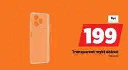 POWER Transparent mykt deksel, NOK 199 tilbud