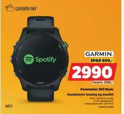 POWER Forerunner 255 Music, NOK 2990 tilbud