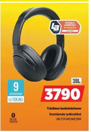 POWER Trådløse hodetelefoner, NOK 3790 tilbud