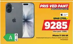POWER iPhone 17 256 GB, NOK 9285 tilbud