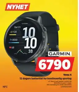 POWER Venu 4, NOK 6790 tilbud
