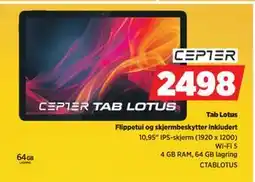 POWER Tab Lotus, NOK 2498 tilbud