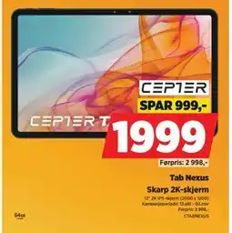 POWER Tab Nexus, NOK 1999 tilbud