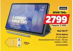 POWER Idea Tab 11, NOK 2799 tilbud