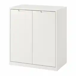 IKEA Tonstad Skap med dører, offwhite, 81x47x91 cm tilbud