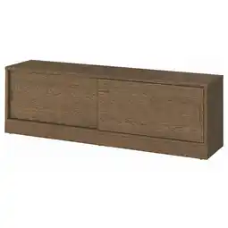 IKEA Tonstad tv-benk, brun beiset eikefiner, 178x37x55 cm tilbud