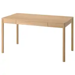 IKEA Tonstad Skrivebord, eikefiner, 140x75 cm tilbud