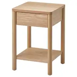 IKEA Tonstad Nattbord, eikefiner, 40x40x59 cm tilbud