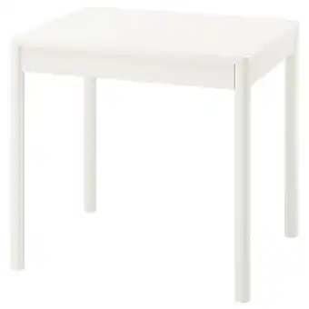 IKEA Tonstad Uttrekkbart bord, offwhite, 80/120x70 cm tilbud