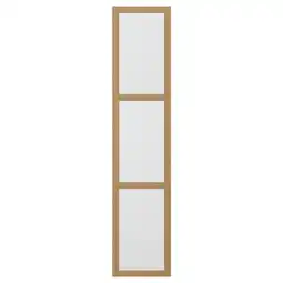 IKEA Tonstad Dør, eik/finer glass, 50x229 cm tilbud