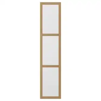 IKEA Tonstad Dør, eik/finer glass, 50x229 cm tilbud
