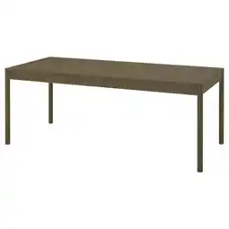 IKEA Tonstad Bord, brun beiset eikefiner, 200x85 cm tilbud