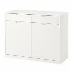 IKEA Tonstad Skjenk, offwhite, 120x47x91 cm tilbud