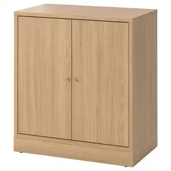 IKEA Tonstad Skap med dører, eikefiner, 82x47x90 cm tilbud